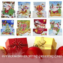 Load image into Gallery viewer, 8pcs/Set-Christmas-Diamond Greeting Cards