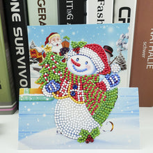 Load image into Gallery viewer, 8pcs/Set-Christmas-Diamond Greeting Cards