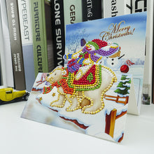Load image into Gallery viewer, 8pcs/Set-Christmas-Diamond Greeting Cards