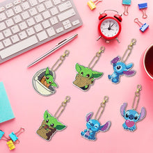 Load image into Gallery viewer, 6pcs Cartoon Double-sided Keychain