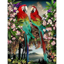 Load image into Gallery viewer, Parrots Branch - Full Drill Diamond Painting