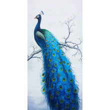 Load image into Gallery viewer, Peacock-Full Drill Diamond Painting-45x85cm