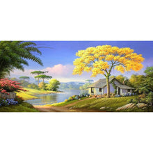 Load image into Gallery viewer, Village House - Full Drill Diamond Painting - 100x50cm