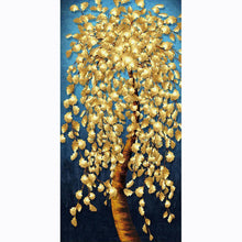 Load image into Gallery viewer, Golden Tree - Full Drill Diamond Painting - 45x85cm