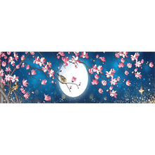 Load image into Gallery viewer, Birds near Moon - Full Drill Diamond Painting - 80x30cm