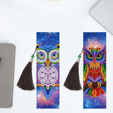 Load image into Gallery viewer, 2pcs Owl-DIY Diamond Painting Bookmark