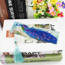 Load image into Gallery viewer, 2pcs Peacock-DIY Diamond Painting Bookmark