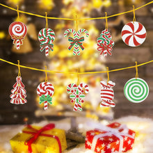 Load image into Gallery viewer, 10Pcs Christmas Diamond Painting Pendant