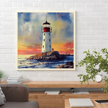 Load image into Gallery viewer, Lighthouse-Full Drill Diamond Painting