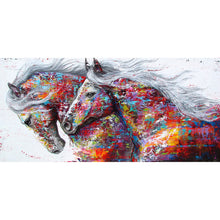 Load image into Gallery viewer, Colorful Skin Horse-Full Drill Diamond Painting-80x40cm