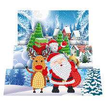 Load image into Gallery viewer, 8pcs/Set-Christmas-Diamond Greeting Cards