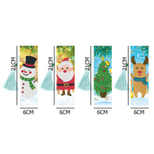 Load image into Gallery viewer, 4pcs Christmas-DIY Diamond Painting Bookmark