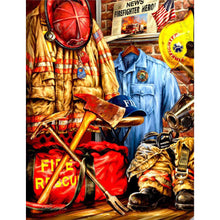 Load image into Gallery viewer, Fire Suit-Full Drill Diamond Painting