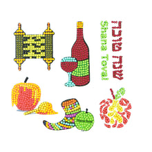 Load image into Gallery viewer, 6pcs-Food-Diamond Painting Free Stickers