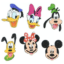 Load image into Gallery viewer, 6pcs-Mickey Mouse-Diamond Painting Free Stickers