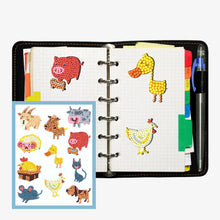 Load image into Gallery viewer, 11pcs-Animal-Diamond Painting Free Stickers