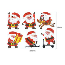Load image into Gallery viewer, 6pcs-Christmas-Diamond Painting Free Stickers