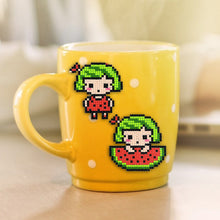 Load image into Gallery viewer, 4pcs-Girl-Diamond Painting Free Stickers