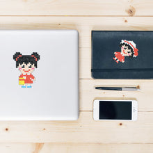 Load image into Gallery viewer, 6pcs-Girl-Diamond Painting Free Stickers