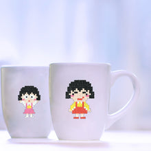 Load image into Gallery viewer, 6pcs-Girl-Diamond Painting Free Stickers