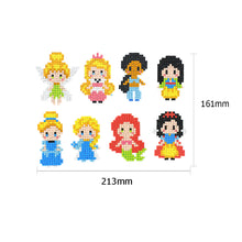 Load image into Gallery viewer, 8pcs-Disney Princess-Diamond Painting Free Stickers