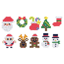 Load image into Gallery viewer, 10pcs-Christmas-Diamond Painting Free Stickers