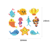 Load image into Gallery viewer, 10pcs-Marine Life-Diamond Painting Free Stickers