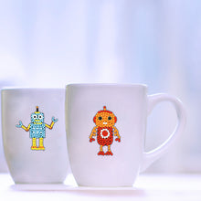 Load image into Gallery viewer, 9pcs-Hyperactive Robot-Diamond Painting Free Stickers