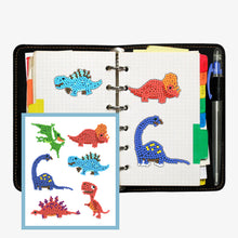 Load image into Gallery viewer, 6pcs-Dinosaur World-Diamond Painting Free Stickers