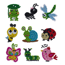 Load image into Gallery viewer, 9pcs-Insect-Diamond Painting Free Stickers