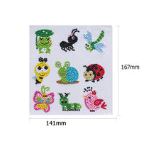 Load image into Gallery viewer, 9pcs-Insect-Diamond Painting Free Stickers