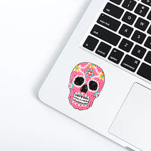 Load image into Gallery viewer, 4pcs-Four Color Skull-Diamond Painting Free Stickers