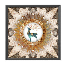 Load image into Gallery viewer, Fortune Deer-11CT Stamped 3 Strands Cross Stitch-45x45cm