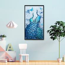Load image into Gallery viewer, Peacock-11CT Stamped 3 Strands Cross Stitch-60x100cm