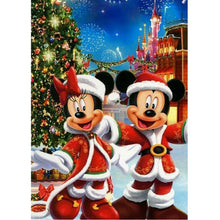 Load image into Gallery viewer, Mickey Mouse Spends Christmas With You-Full Drill Diamond Painting
