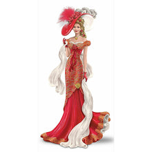 Load image into Gallery viewer, Red Dress Lady-Full Drill Diamond Painting-30x60cm