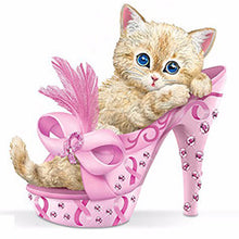 Load image into Gallery viewer, Kitten Sleeping In High Heels-Full Drill Diamond Painting