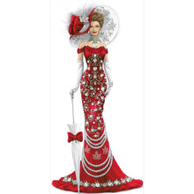 Load image into Gallery viewer, Lady In Red Dress-Full Drill Diamond Painting-30x60cm