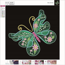 Load image into Gallery viewer, Butterfly-Crystal Rhinestone Diamond Painting(30*30CM)