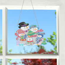 Load image into Gallery viewer, Christmas-Diamond Painting Door Pendant
