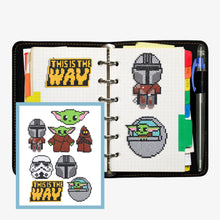 Load image into Gallery viewer, 8pcs-Star Wars-Diamond Painting Free Stickers
