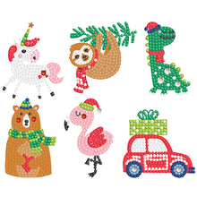 Load image into Gallery viewer, 6pcs-Forest-Diamond Painting Free Stickers