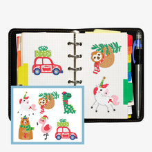 Load image into Gallery viewer, 6pcs-Forest-Diamond Painting Free Stickers