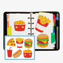 Load image into Gallery viewer, 6pcs-Fries-Diamond Painting Free Stickers