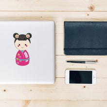 Load image into Gallery viewer, 6pcs-Doll-Diamond Painting Free Stickers