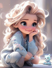 Load image into Gallery viewer, Princess Girl-Full Round/Square Diamond Painting-30x40cm/40x50cm/50x70cm