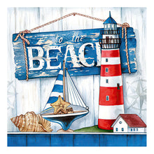 Load image into Gallery viewer, Lighthouse Anchor-Full Drill Diamond Painting