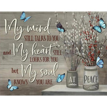 Load image into Gallery viewer, Flower Sentence-At peace - Full Drill Diamond Painting - 50x40cm