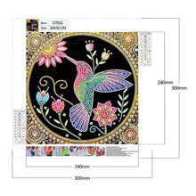Load image into Gallery viewer, Hummingbird-Special Shaped Crystal Diamond Painting-30*30cm