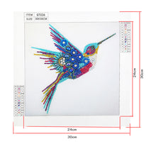 Load image into Gallery viewer, Hummingbird-Special Shaped Crystal Diamond Painting-30*30cm